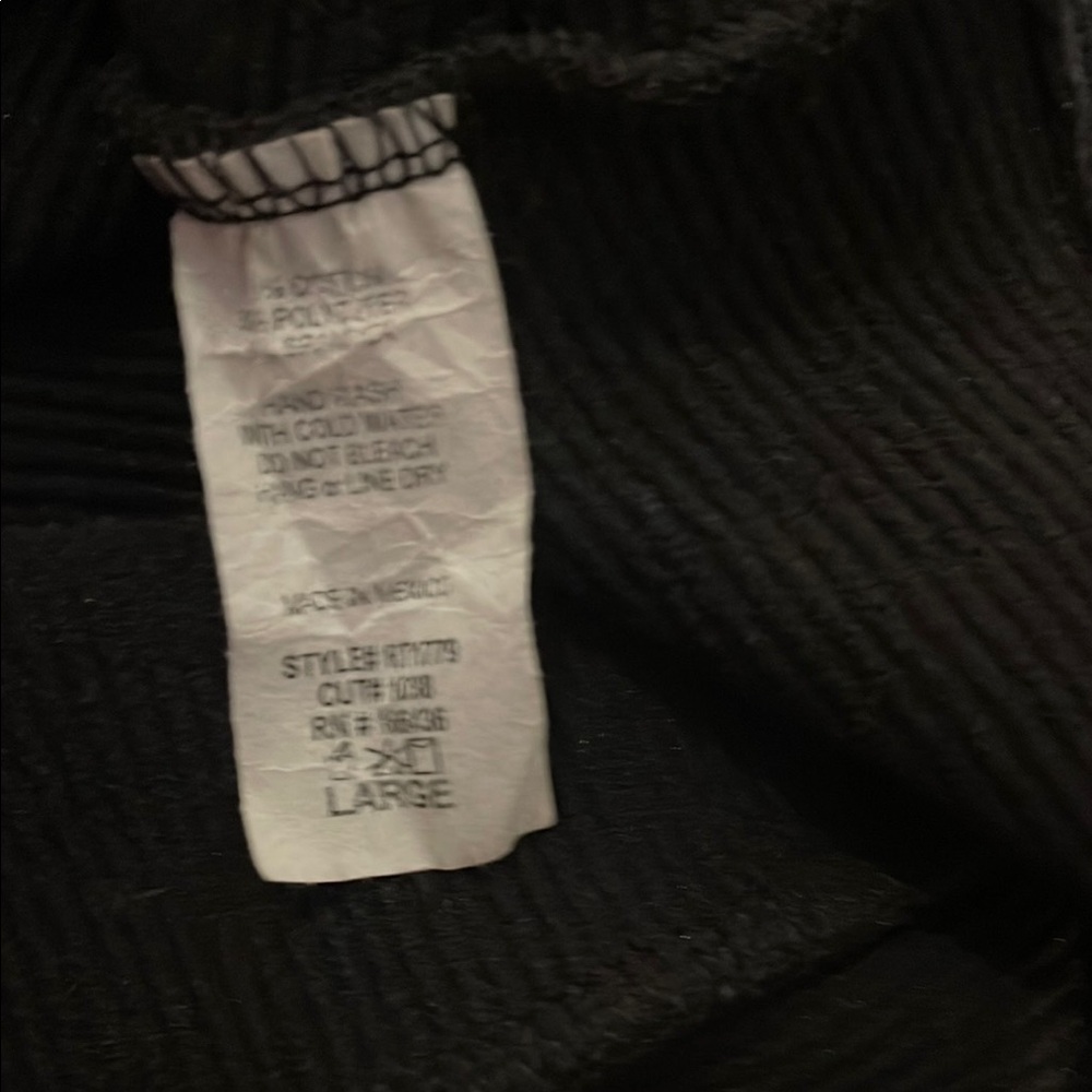 Windsor Black Ribbed Knit Top - Picture 5 of 5
